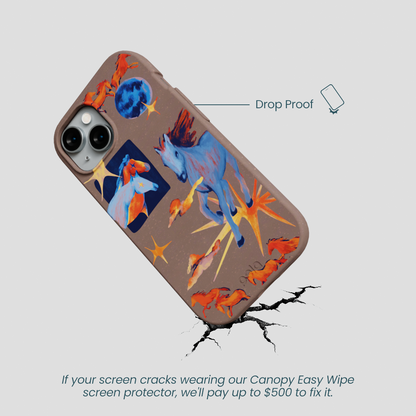 Chocolate Brown Horse Dreamers iPhone 15 Case