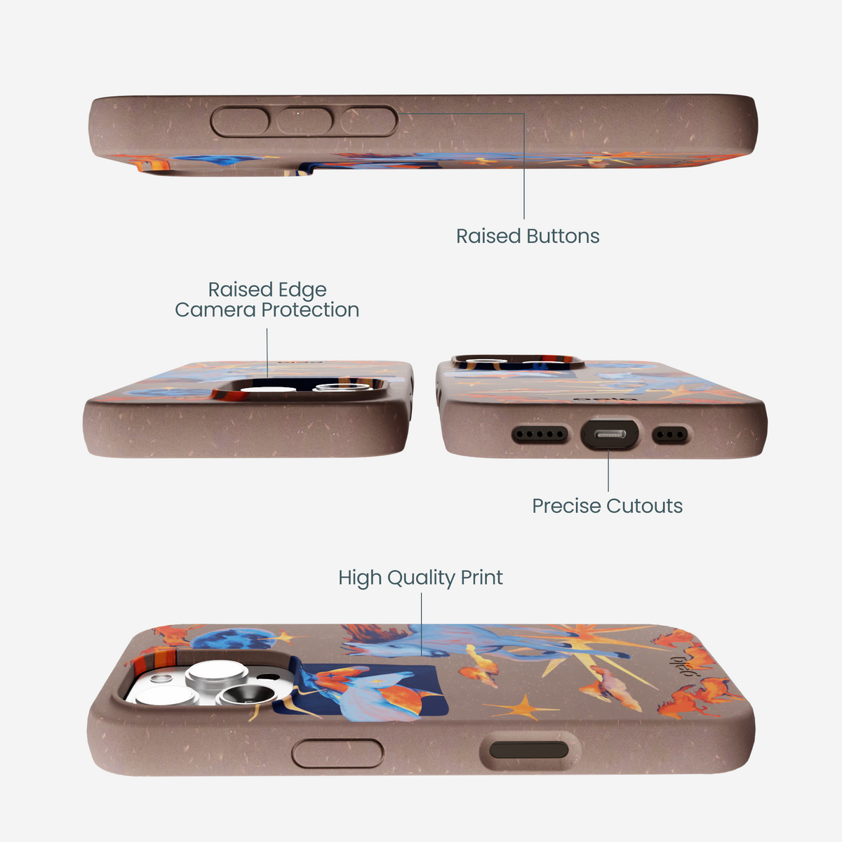 Chocolate Brown Horse Dreamers iPhone 16 Pro Max Case