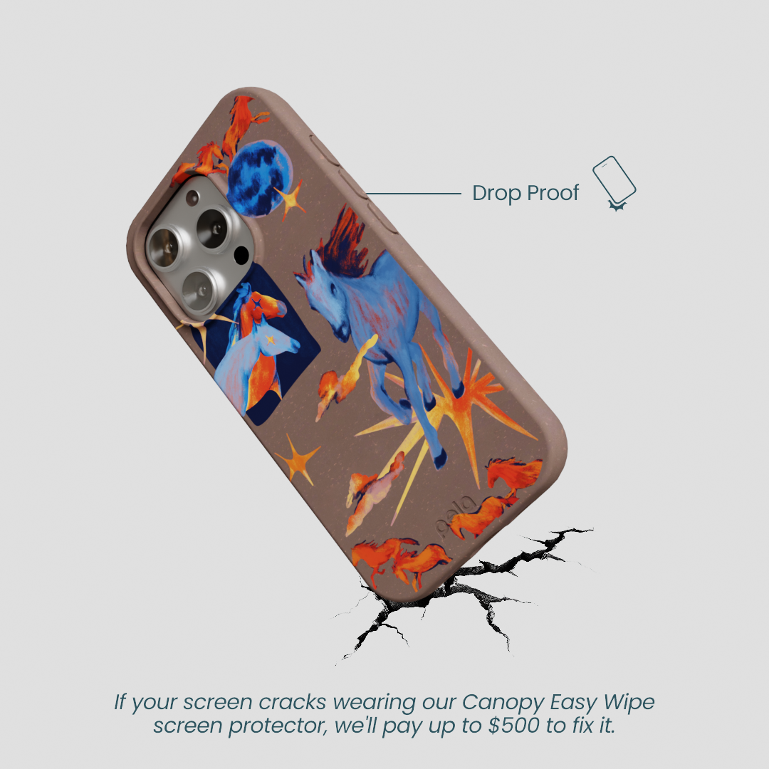 Chocolate Brown Horse Dreamers iPhone 16 Pro Case