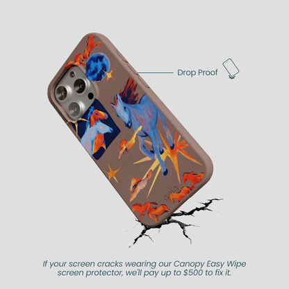 Chocolate Brown Horse Dreamers iPhone 16 Pro Case