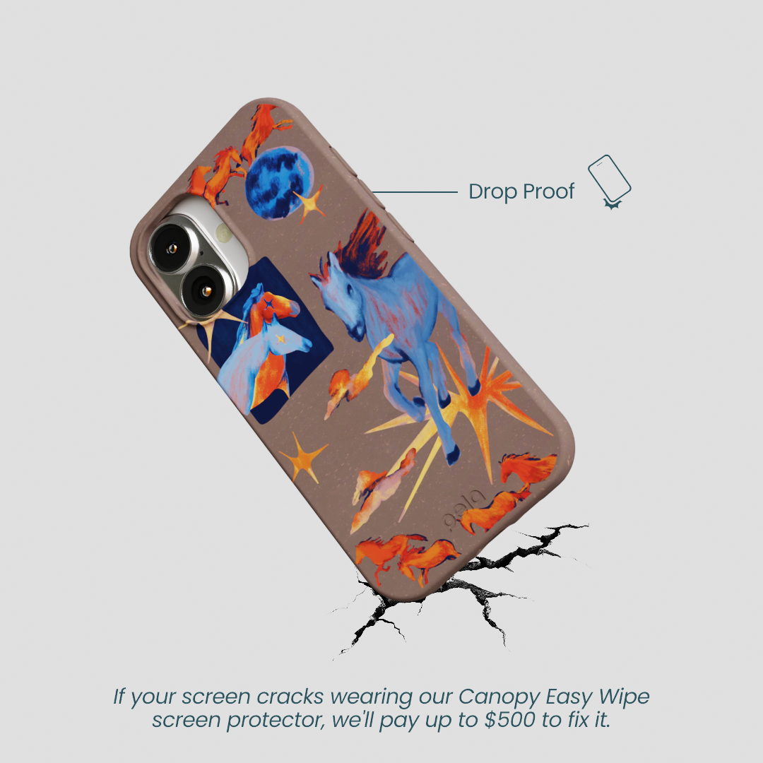 Chocolate Brown Horse Dreamers iPhone 16 Case
