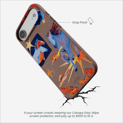Chocolate Brown Horse Dreamers iPhone Air Case