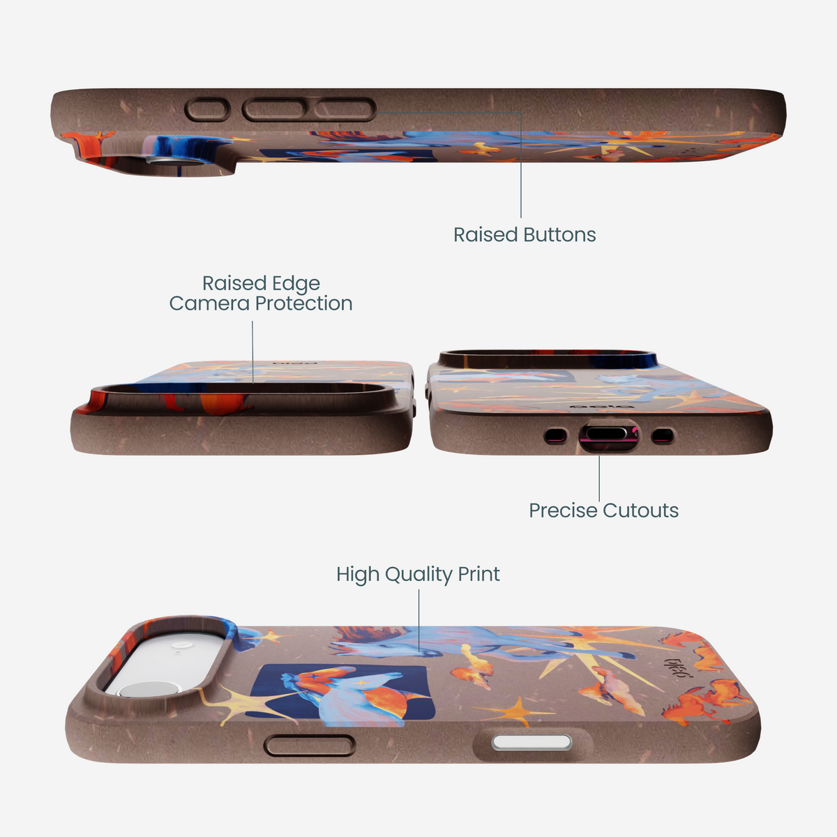 Chocolate Brown Horse Dreamers iPhone Air Case