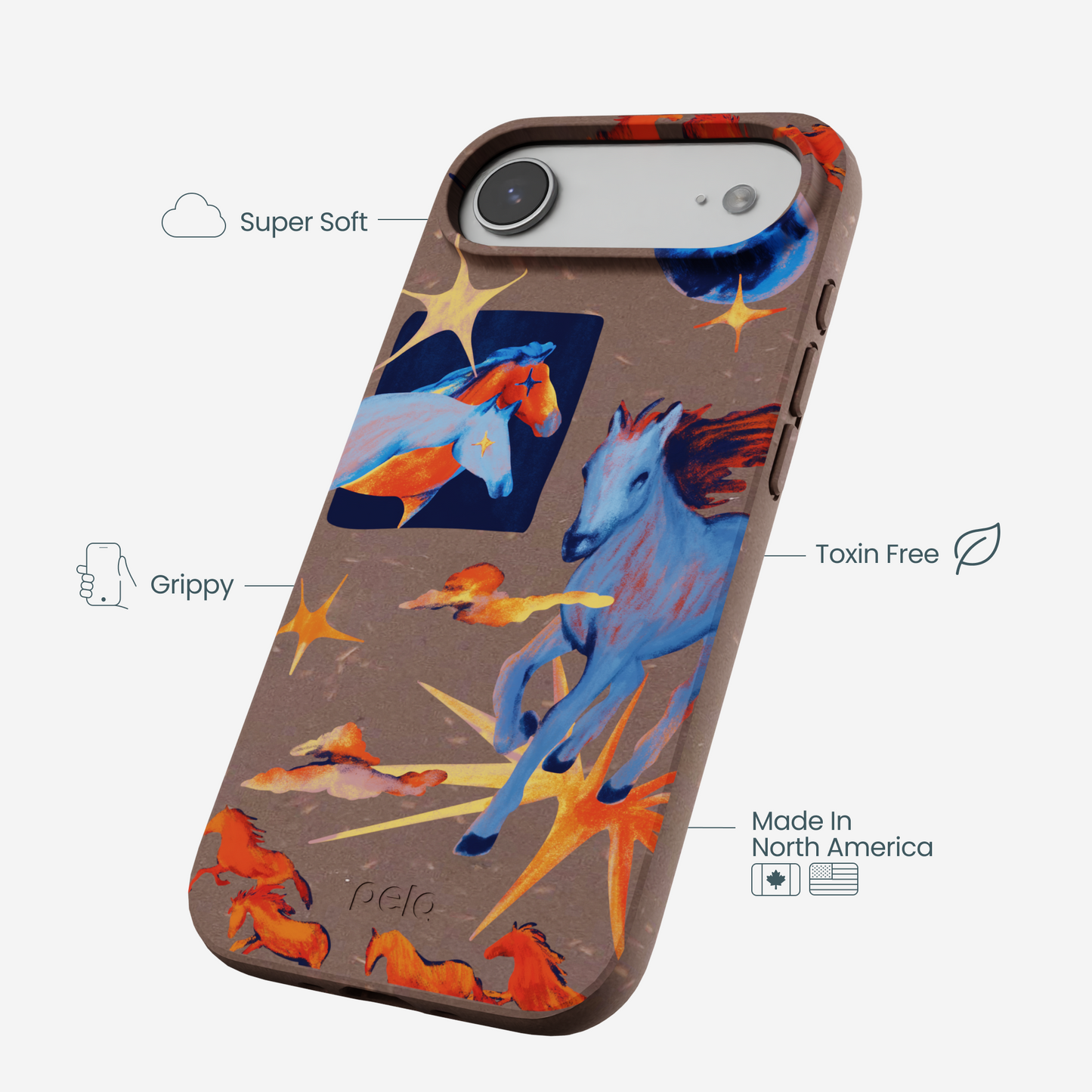 Chocolate Brown Horse Dreamers iPhone Air Case