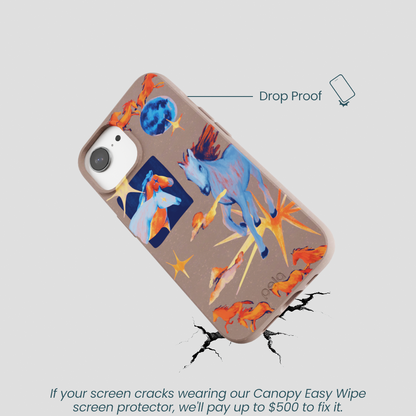 Chocolate Brown Horse Dreamers iPhone 16e/17e Case