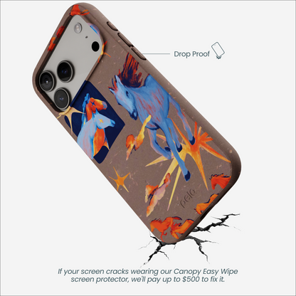 Chocolate Brown Horse Dreamers iPhone 17 Pro Max Case