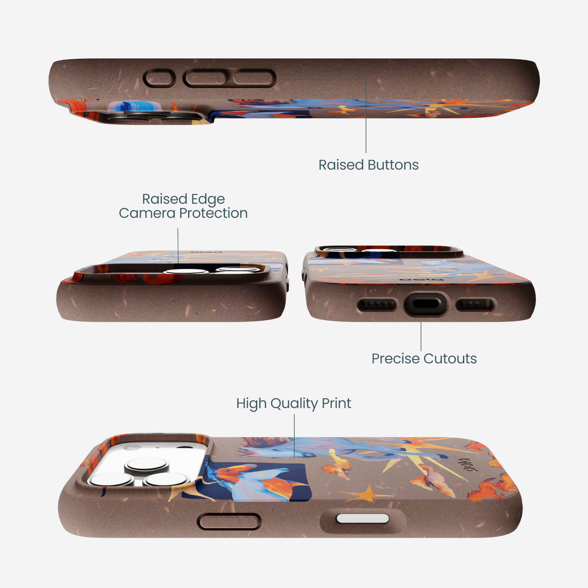 Chocolate Brown Horse Dreamers iPhone 17 Pro Case