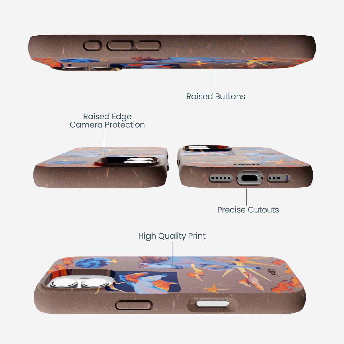 Chocolate Brown Horse Dreamers iPhone 17 Case