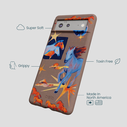Chocolate Brown Horse Dreamers Google Pixel 6a Case