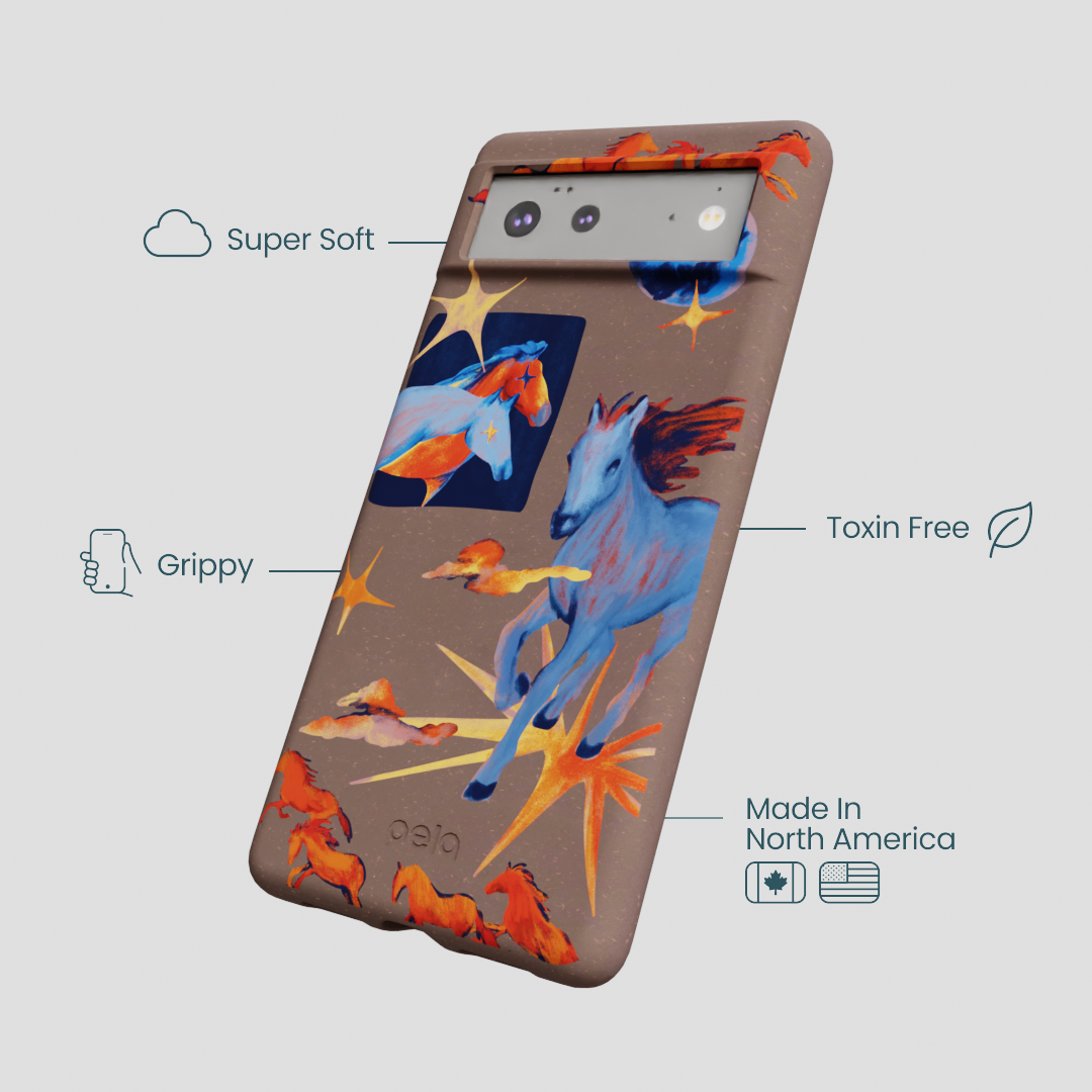 Chocolate Brown Horse Dreamers Google Pixel 6 Case