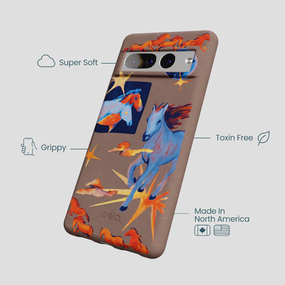 Chocolate Brown Horse Dreamers Google Pixel 7 Pro Case