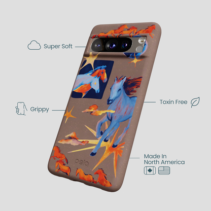 Chocolate Brown Horse Dreamers Google Pixel 8 Pro Case