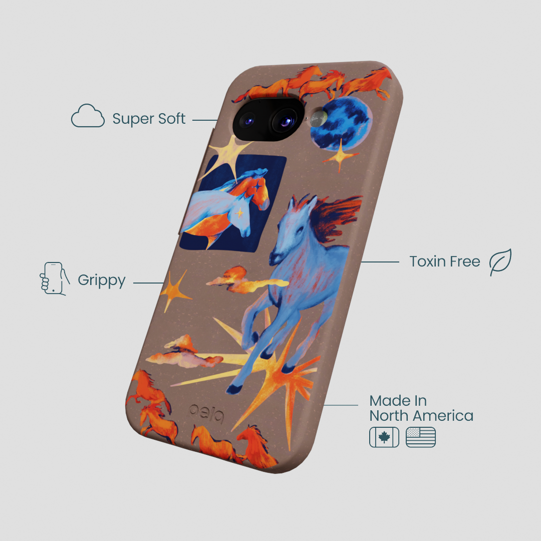Chocolate Brown Horse Dreamers Google Pixel 9a Case