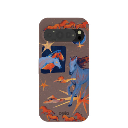 Chocolate Brown Horse Dreamers Google Pixel 9/9 Pro Case