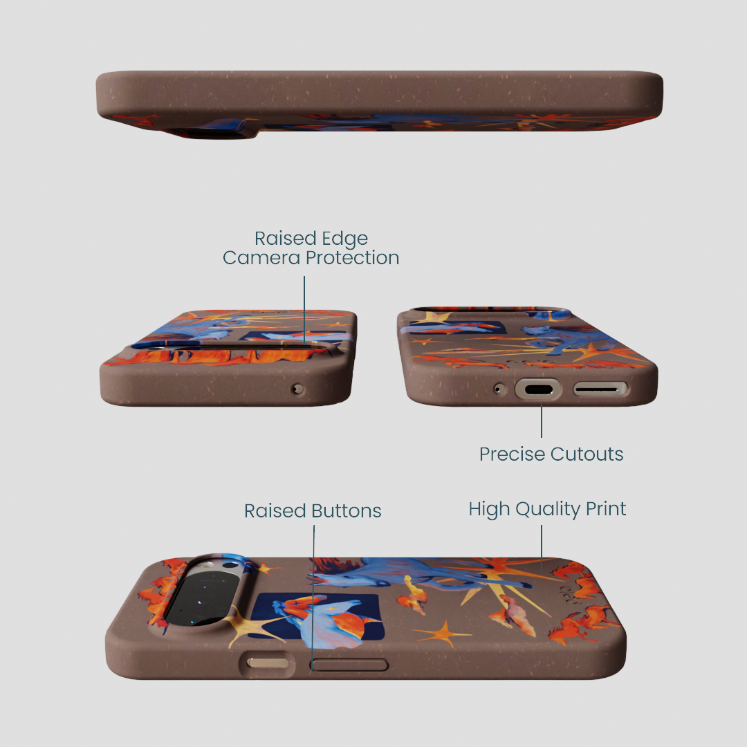 Chocolate Brown Horse Dreamers Google Pixel 9/9 Pro Case