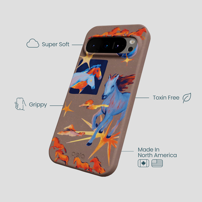 Chocolate Brown Horse Dreamers Google Pixel 9/9 Pro Case
