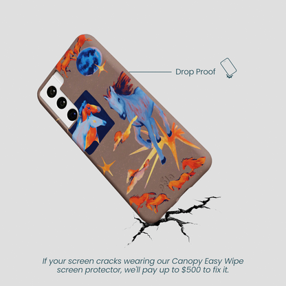 Chocolate Brown Horse Dreamers Samsung Galaxy S22 Case