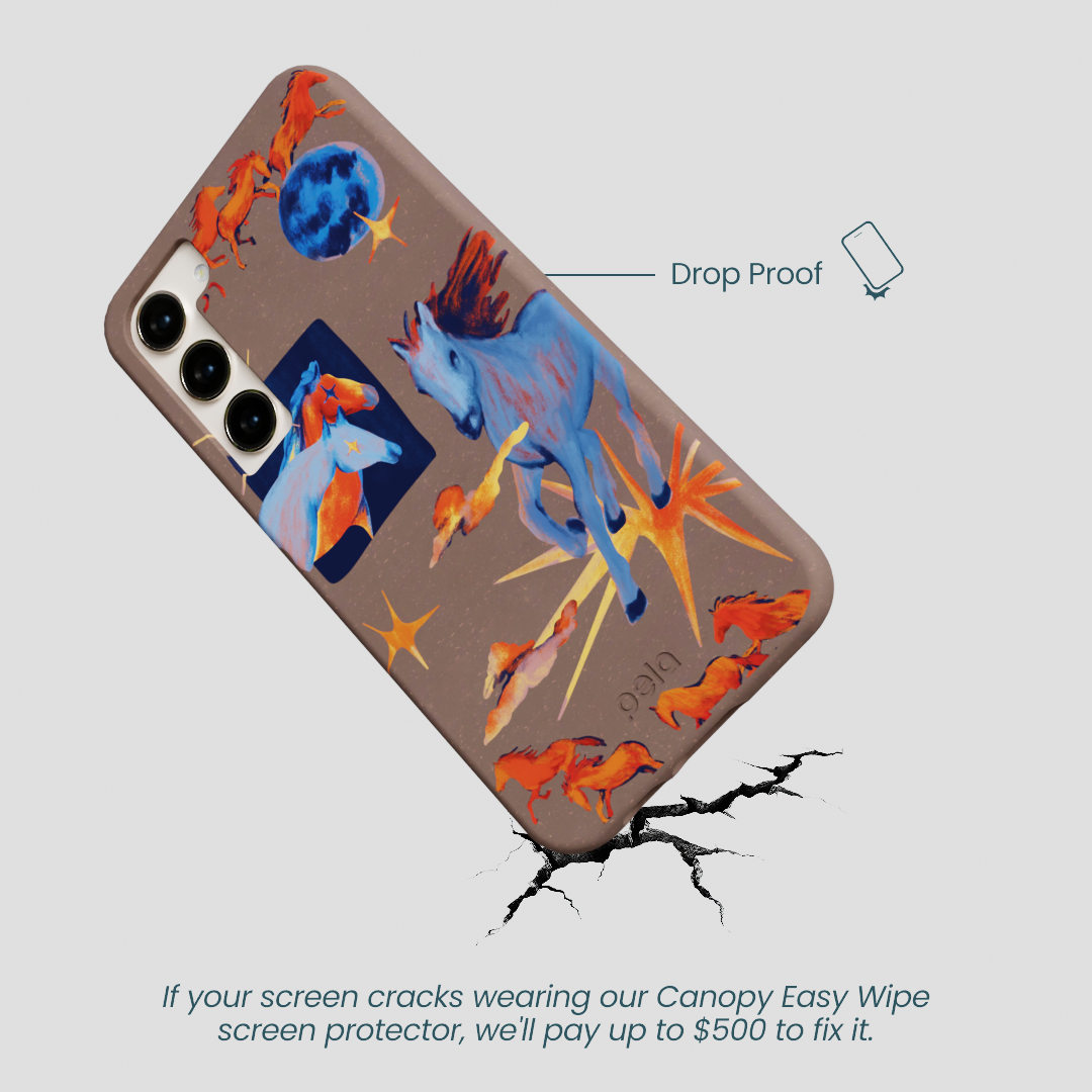 Chocolate Brown Horse Dreamers Samsung Galaxy S23+(Plus) Case