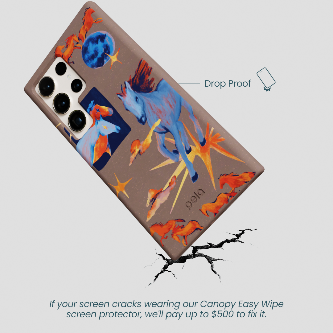 Chocolate Brown Horse Dreamers Samsung Galaxy S24 Ultra Case