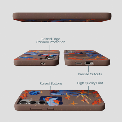 Chocolate Brown Horse Dreamers Samsung Galaxy S25+(Plus) Case
