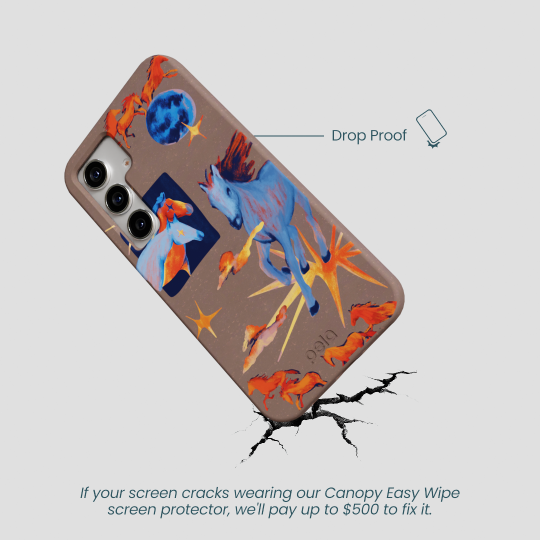Chocolate Brown Horse Dreamers Samsung Galaxy S25 Case