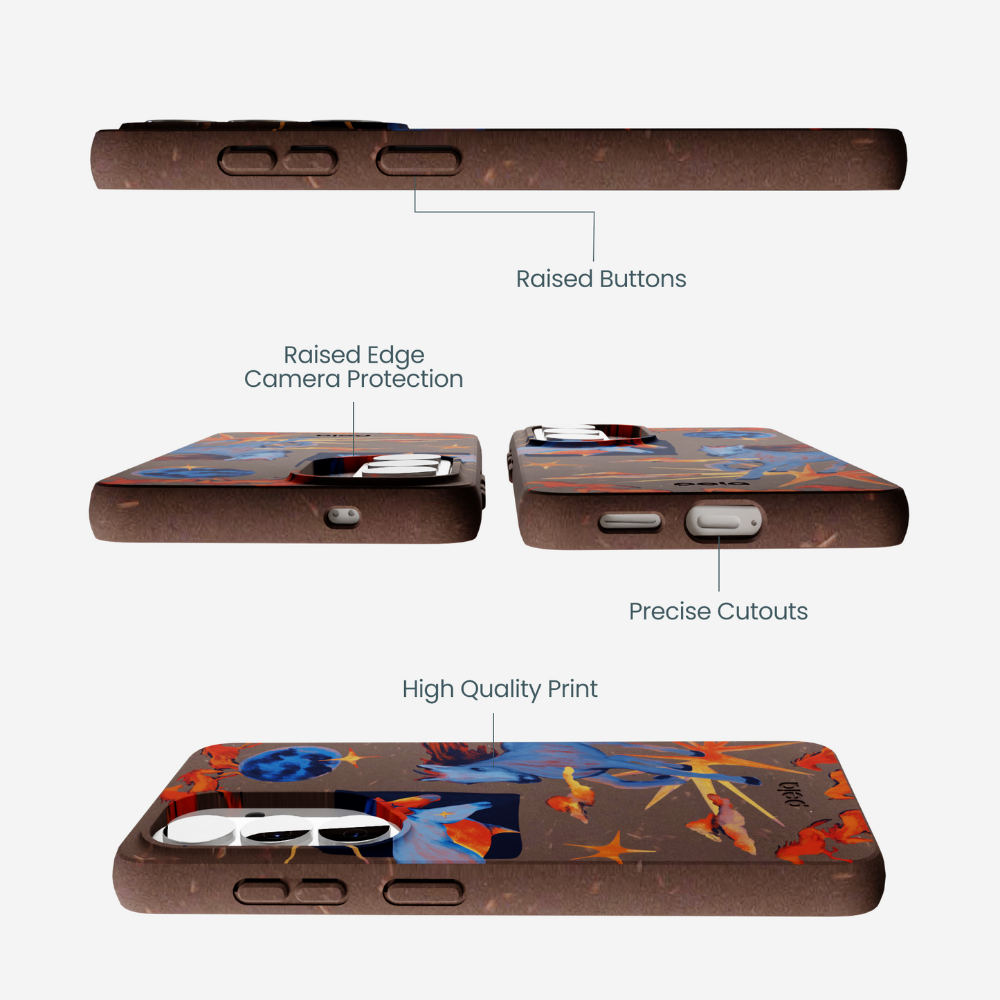 Chocolate Brown Horse Dreamers Samsung Galaxy S26 Case