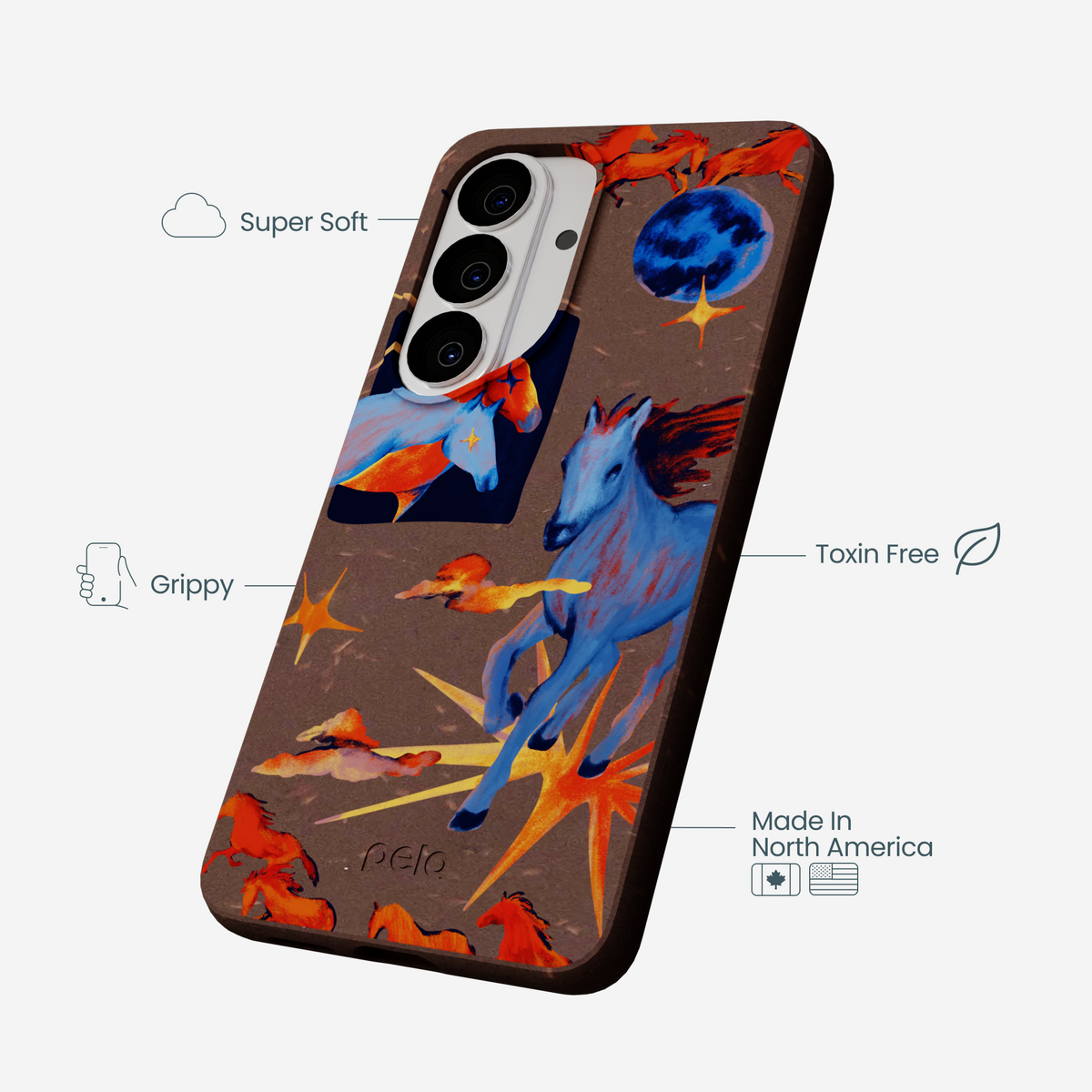 Chocolate Brown Horse Dreamers Samsung Galaxy S26 Case