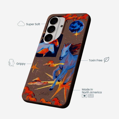 Chocolate Brown Horse Dreamers Samsung Galaxy S26 Case