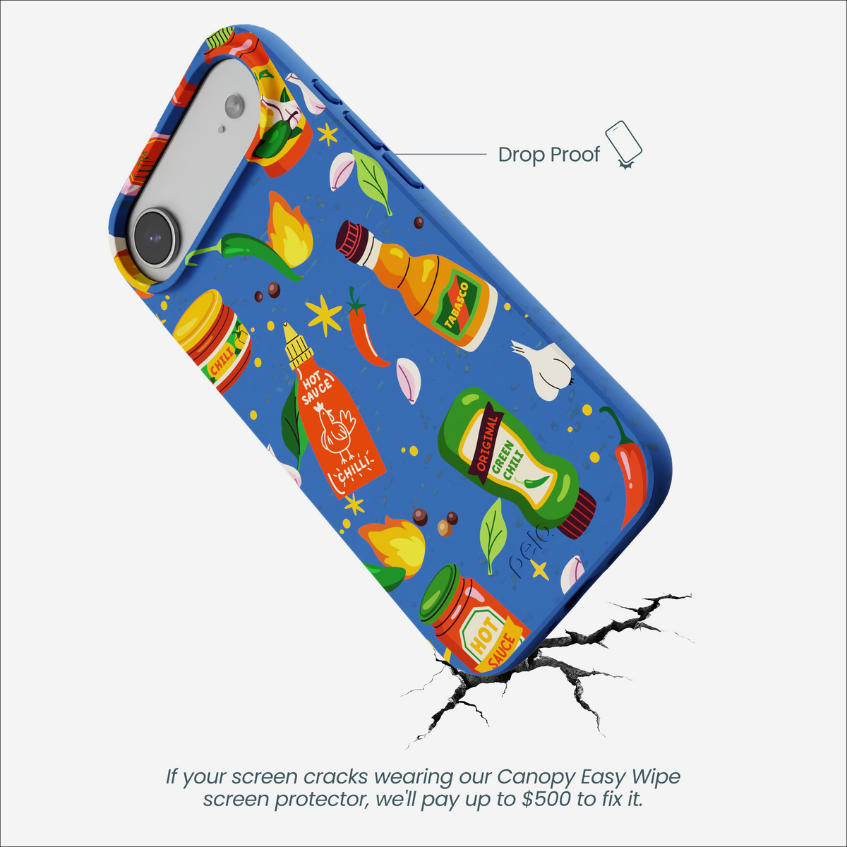 Electric Blue Hot Stuff iPhone Air Case