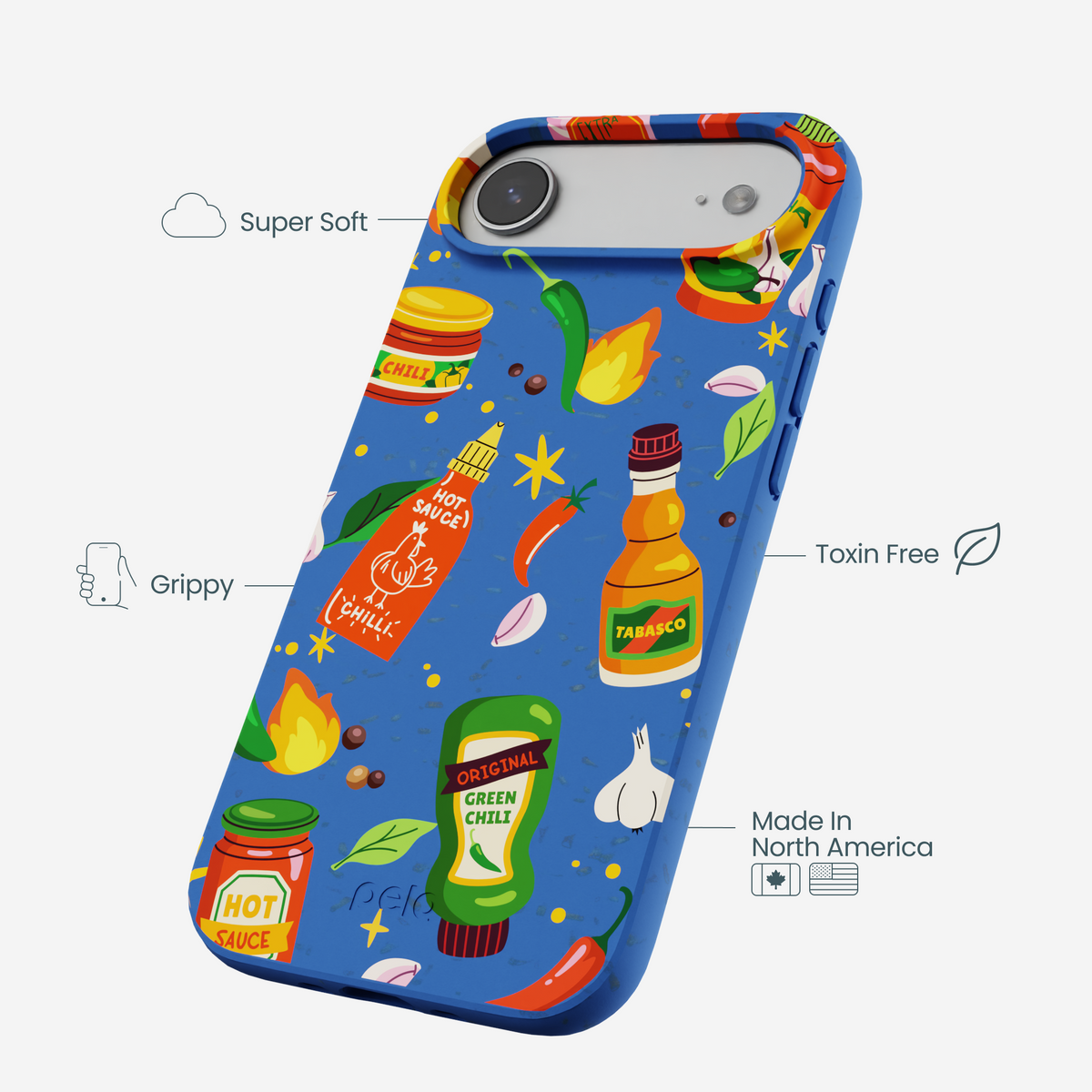 Electric Blue Hot Stuff iPhone Air Case