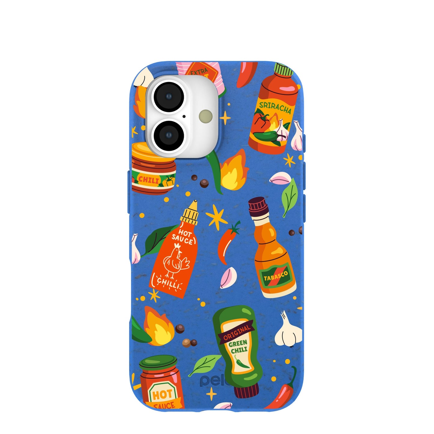 Electric Blue Hot Stuff iPhone 17 Case