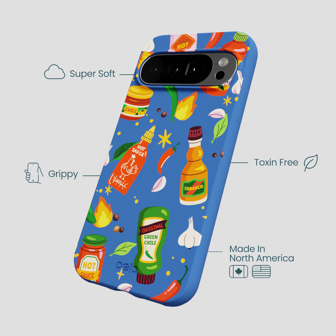 Electric Blue Hot Stuff Google Pixel 10 Pro XL Case