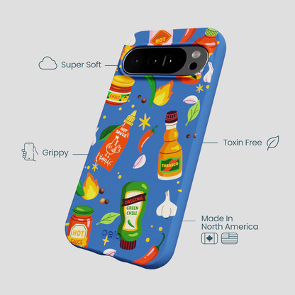 Electric Blue Hot Stuff Google Pixel 10 Pro XL Case