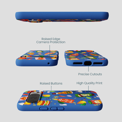 Electric Blue Hot Stuff Google Pixel 10/10 Pro Case