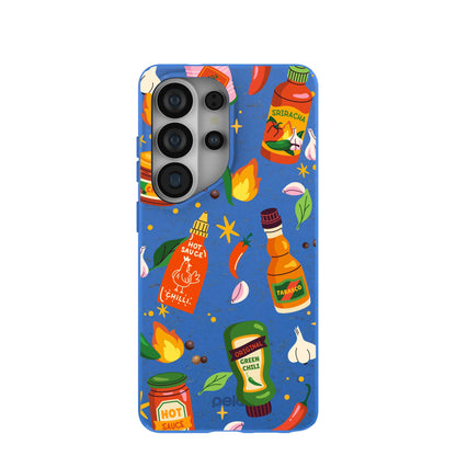 Electric Blue Hot Stuff Samsung Galaxy S26 Ultra Case