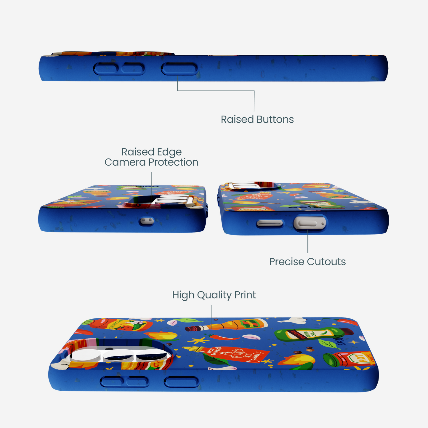 Electric Blue Hot Stuff Samsung Galaxy S26 Case