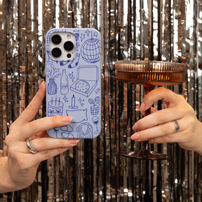 Powder Blue Home for Midnight Samsung Galaxy S26 Ultra Case
