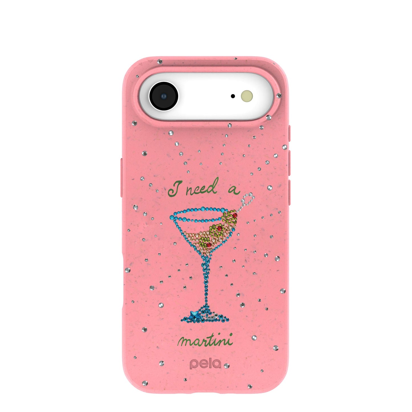 Bubblegum Pink I Need A Martini iPhone Air Case