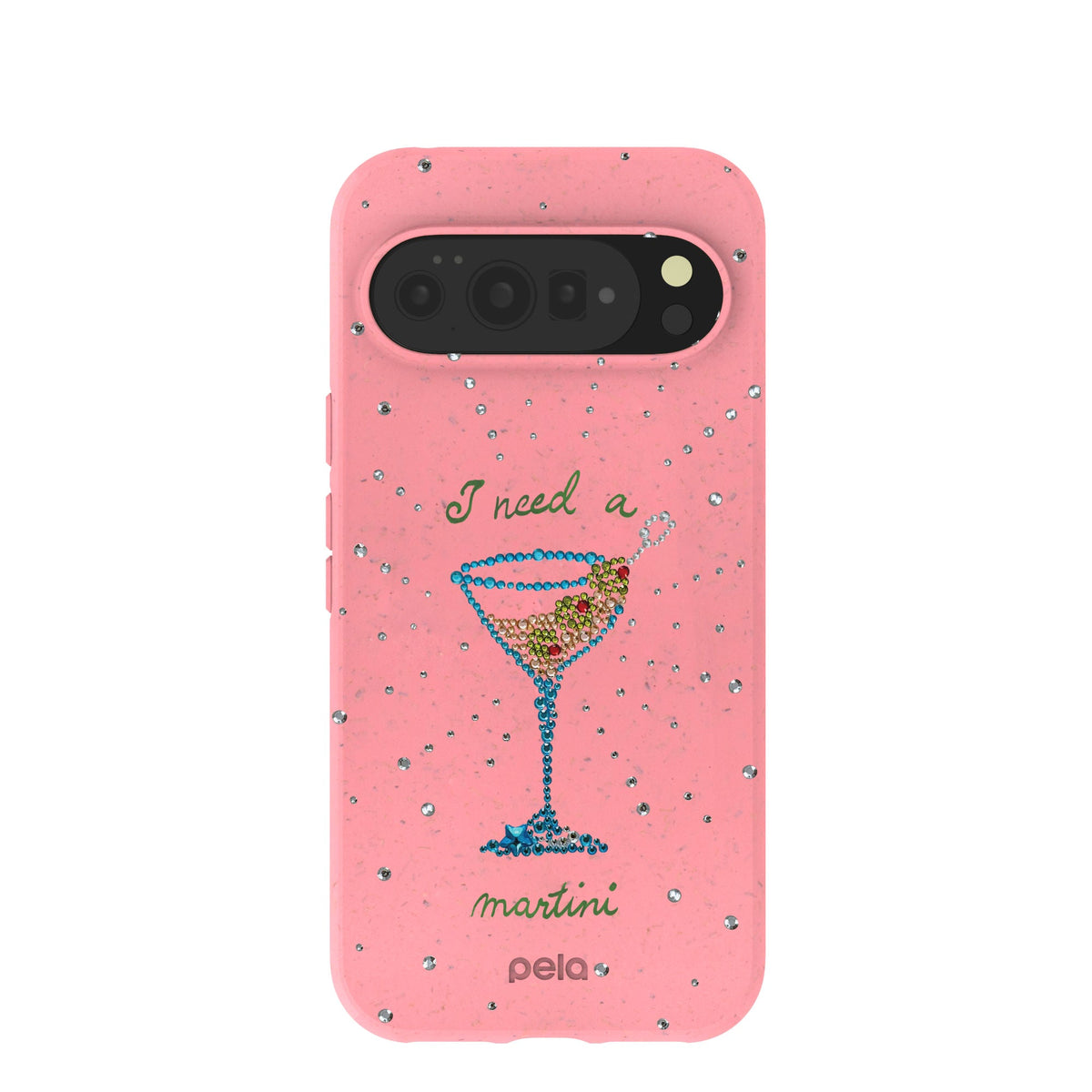 Bubblegum Pink I Need A Martini Google Pixel 10 Pro XL Case