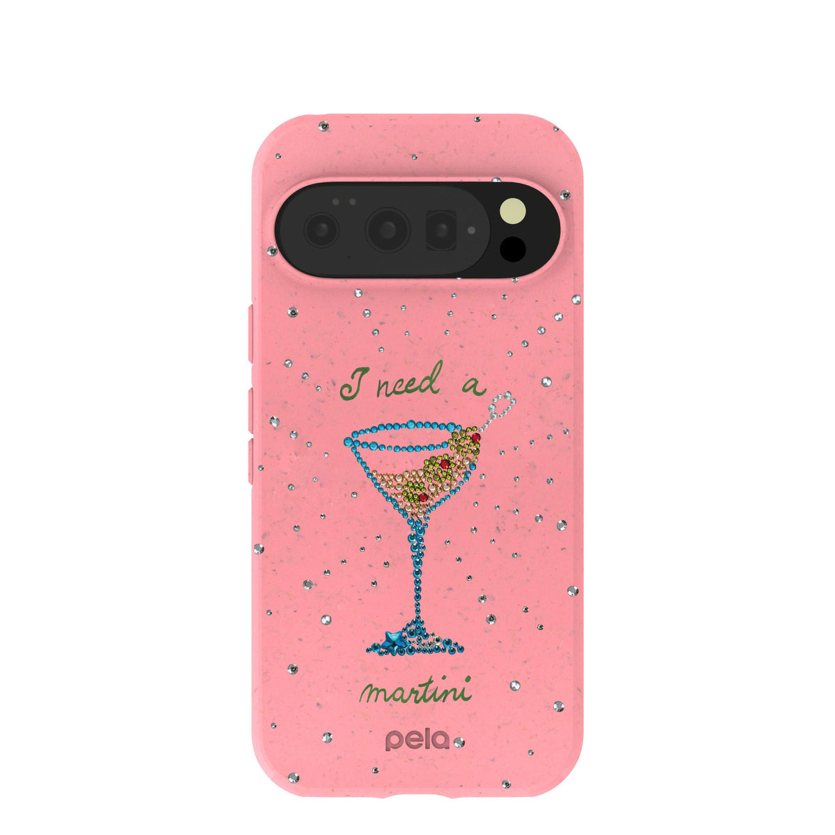 Bubblegum Pink I Need A Martini Google Pixel 10/10 Pro Case