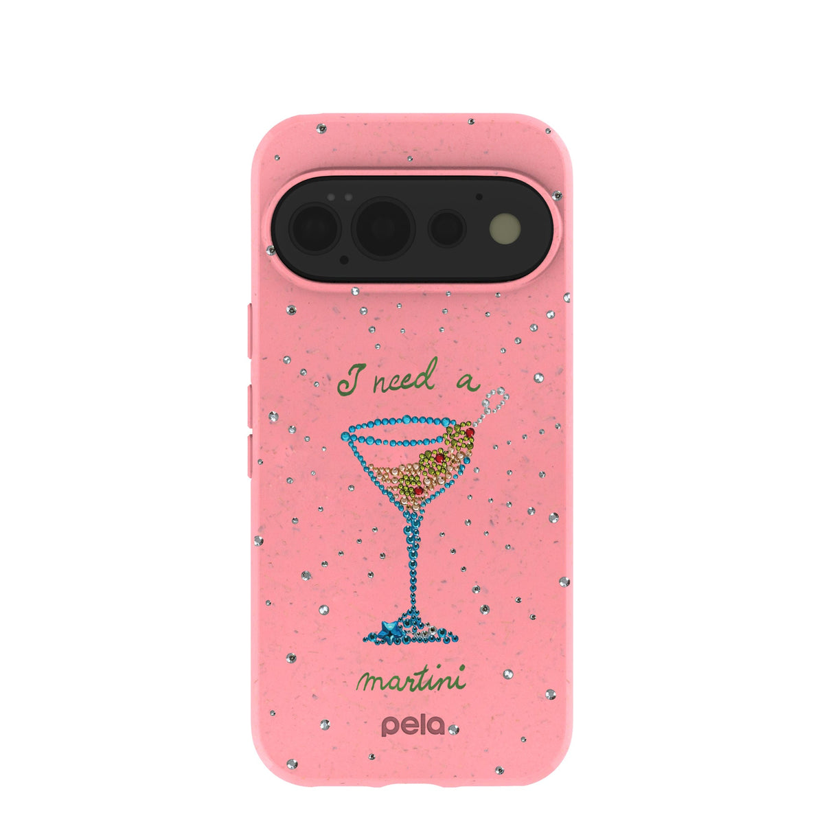 Bubblegum Pink I Need A Martini Google Pixel 11 Pro Case