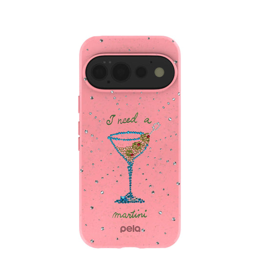 Bubblegum Pink I Need A Martini Google Pixel 11 Pro Case