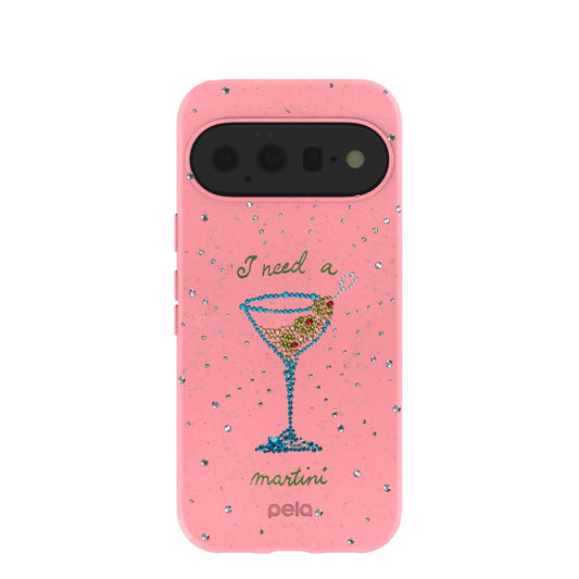 Bubblegum Pink I Need A Martini Google Pixel 11 Case