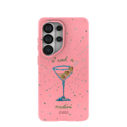 Bubblegum Pink I Need A Martini Samsung Galaxy S26 Ultra Case