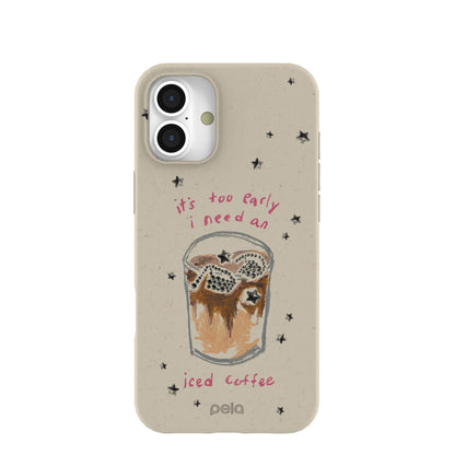 London Fog I Need An Iced Coffee iPhone 16 Plus Case