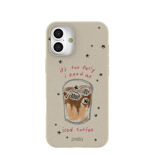 London Fog I Need An Iced Coffee iPhone 16 Plus Case