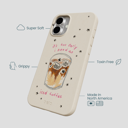 London Fog I Need An Iced Coffee iPhone 16 Plus Case