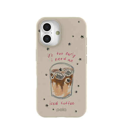 London Fog I Need An Iced Coffee iPhone 16 Case