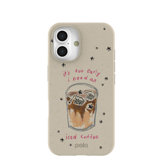 London Fog I Need An Iced Coffee iPhone 16 Case