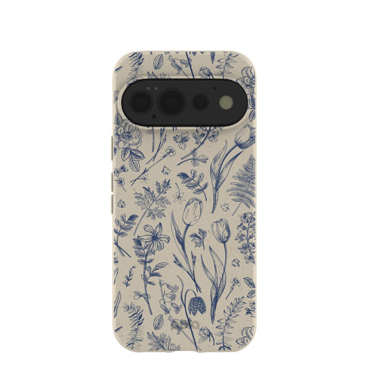 London Fog Indigo Bouquet Google Pixel 11 Pro Case